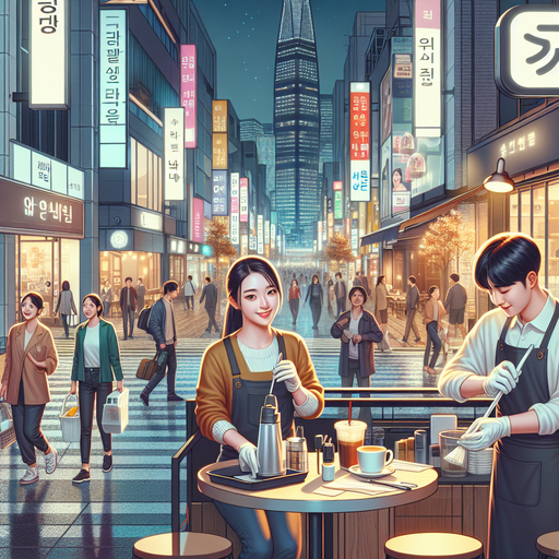 강남의 은밀한 매력, 밤알바로 채우는 나만의 야경 이야기